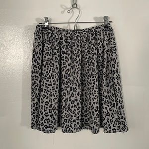 Banana Republic cheetah print mini skirt size small